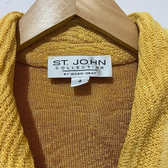 ST. JOHN Knit Cardigan Blazer Sweater - Picture 4 of 6